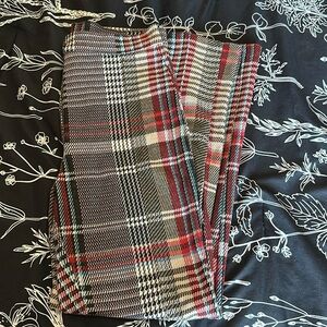 Free People plaid pull-on pants